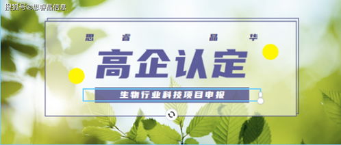 生物行業高新技術企業申報注意事項